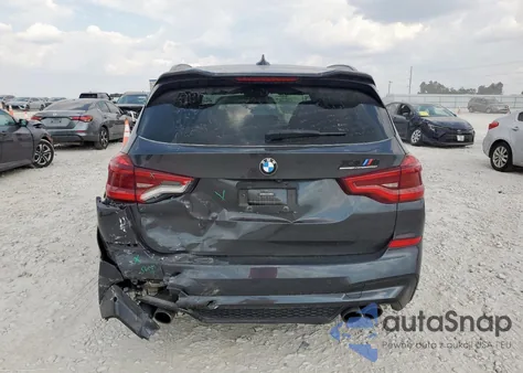 2021 BMW X3 M Competition z USA, uszkodzony, nr VIN 5YMTS0C08M9F87661